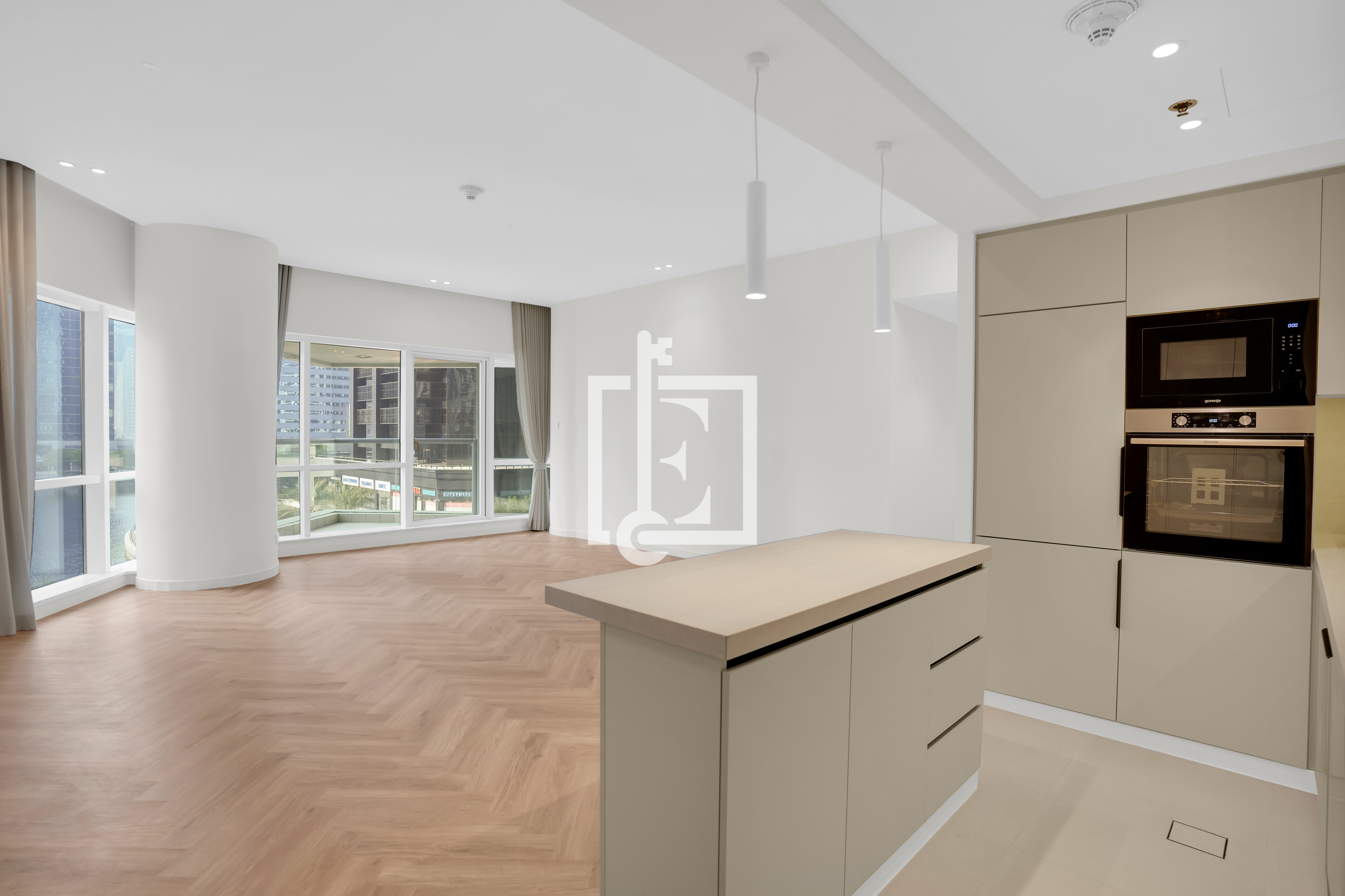 1BR + Maid | Exquisite Upgraded Interiors | Expansive Windows | Concorde Tower