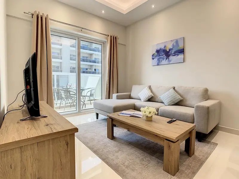 Furnished 1BR Apartment | Hera Tower | Canal & City View